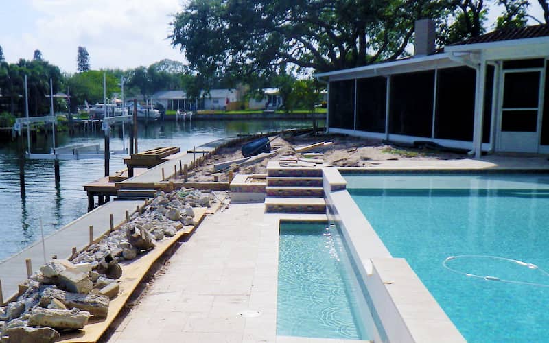 Home Inspection with swimming pool